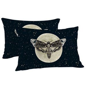 Death's Head Hawkmoth & Moon Pillowcase Set